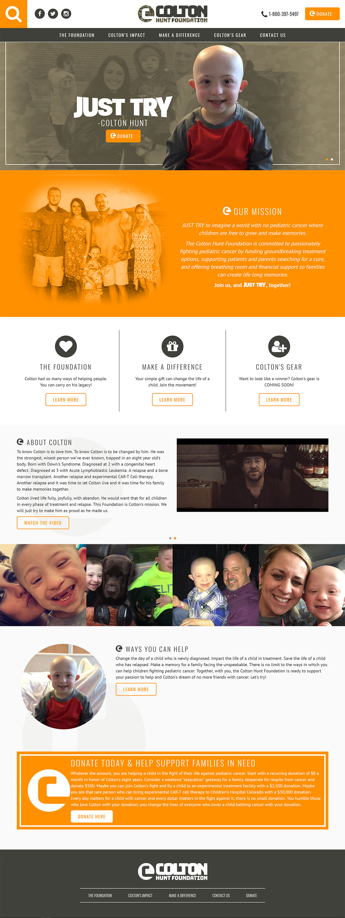 Colton Hunt Foundation Home Page