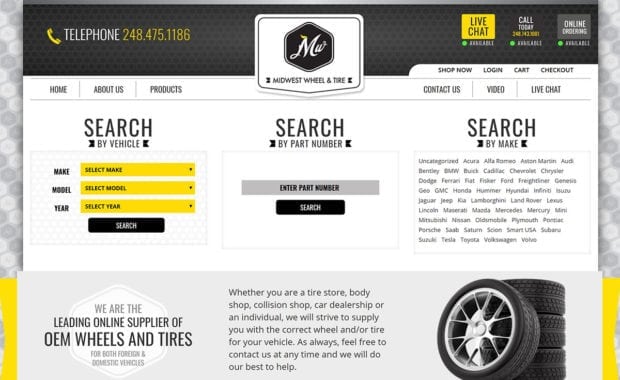 Midwest Wheel and Tire Homepage