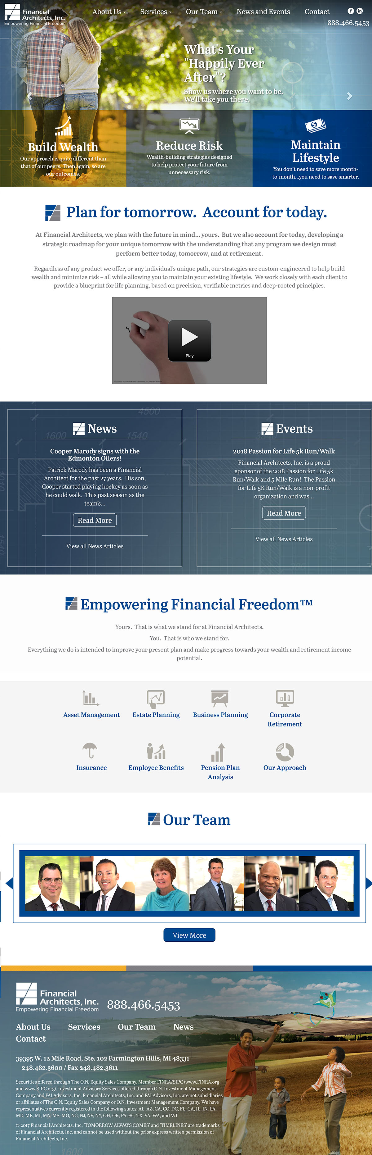 Financial Architects Homepage